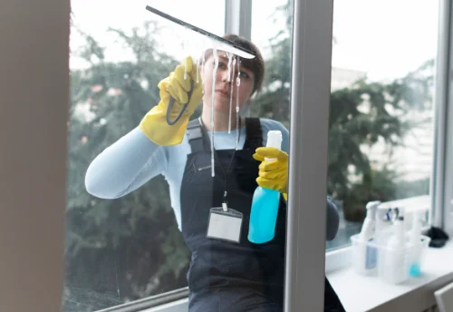 Nettoyage de vitres intérieures et extérieures à Langonnet